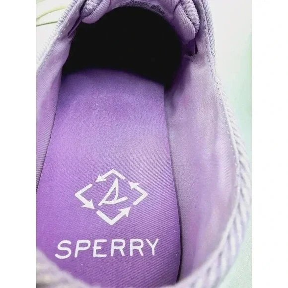 Sperry Top Sider Size 9W Women's Lavender Low Lace Fashion Boat Shoes STS55881 - Picture 7 of 13